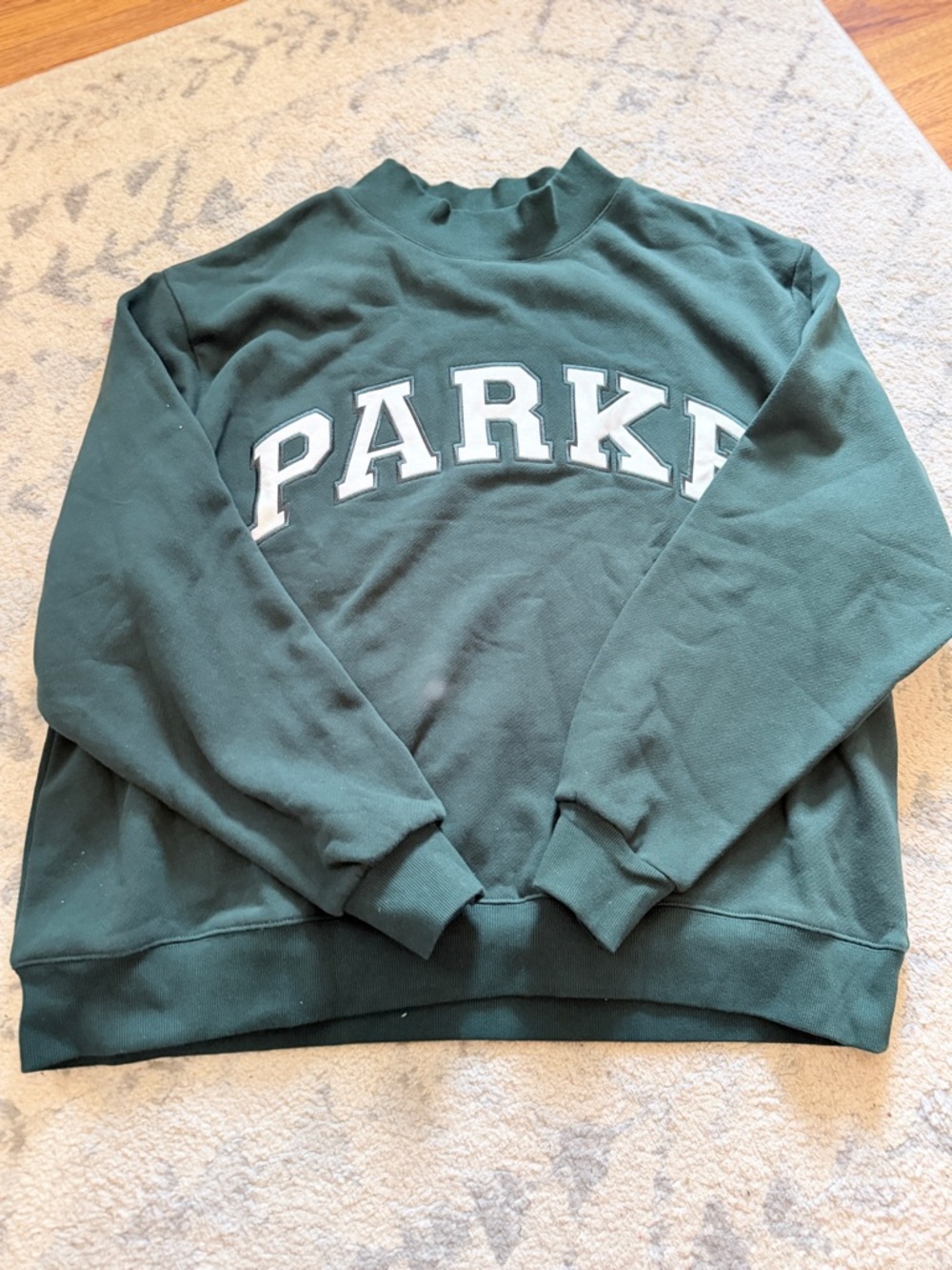 Parke Forest Varsity Mockneck Sweatshirt - Picture 2 of 6